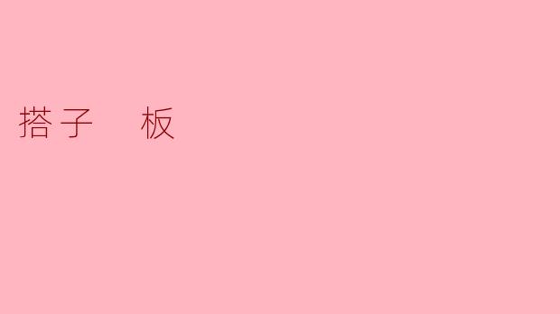 搭子 板